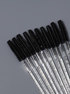 Щёточки для бровей и ресниц, силиконовые, набор - 10 шт., 10.5 см, чёрная, прозрачная - Фото 3