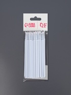 Микробраши для наращивания и ламинирования ресниц, набор - 50 шт., 9.5 см, белая - Фото 7