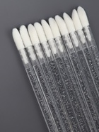 Аппликаторы для помады и блеска, набор - 10 шт., 9 см, белые - Фото 4