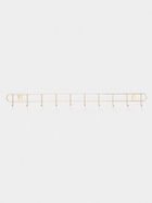 Вешалка настенная Доляна «Лето», 10 крючков, 55×5×3.5 см, золотая - Фото 3