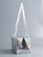 Коробка под бенто - торт с ленточками, серебро, 15.5×15.5×16 см - Фото 2