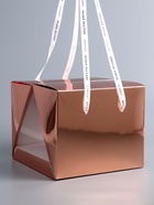 Коробка под бенто - торт с ленточками, ,розовое - золото, 25×25×20 см 10745969