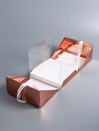 Коробка под бенто - торт с ленточками, ,розовое - золото, 25×25×20 см 10745969