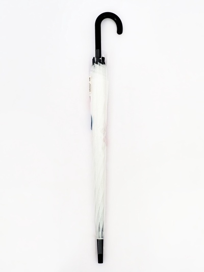 Зонт полуавтоматический «Медведь», 8 спиц, R=47/54 см, D = 94 см, белый