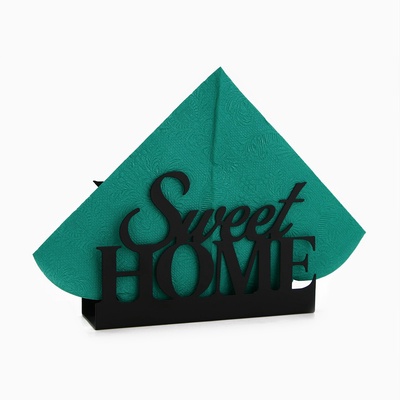 Салфетница Sweet home, металлическая, 14×9 см