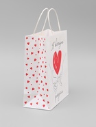 Пакет подарочный крафт «Я всегда рядом» 21×11×27 См - Фото 3