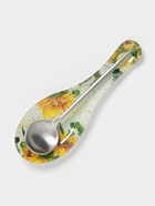 Подставка под ложку Доляна «Подсолнухи», 23.5×8.3×1.5 см, стекло, рисунок - Фото 5