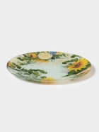 Тарелка пирожковая Доляна «Подсолнухи», d=18 см, стекло, рисунок - Фото 2