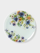 Тарелка Доляна «Букет незабудок», d=25 см, стекло, рисунок - Фото 1