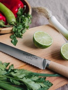 Нож кухонный хлебный SL Home «Калабрия», нержавеющая сталь, 20.5 см, бежевый 10174731 Нож кухонный хлебный SL Home «Калабрия», нержавеющая сталь, 20.5 см, бежевый 10174731