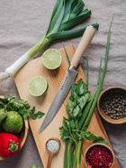 Нож кухонный разделочный SL Home «Калабрия», нержавеющая сталь, 20.5 см, бежевый 10174732 Нож кухонный разделочный SL Home «Калабрия», нержавеющая сталь, 20.5 см, бежевый 10174732