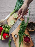 Нож кухонный сантоку SL Home «Калабрия», нержавеющая сталь, 18 см, бежевый 10174733 Нож кухонный сантоку SL Home «Калабрия», нержавеющая сталь, 18 см, бежевый 10174733