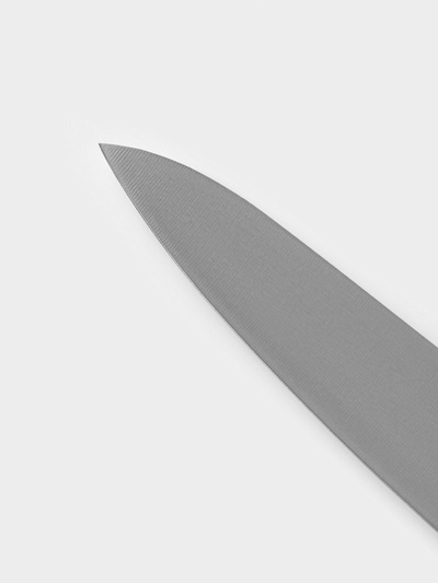 Нож кухонный шеф Magistro Hinshitsu, нержавеющая сталь, 21.3 см, чёрный