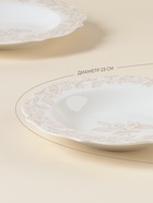 Тарелки глубокие SL Home «Аманде», d=23 см, 300 мл, набор 2 шт., фарфор, белые - Фото 2