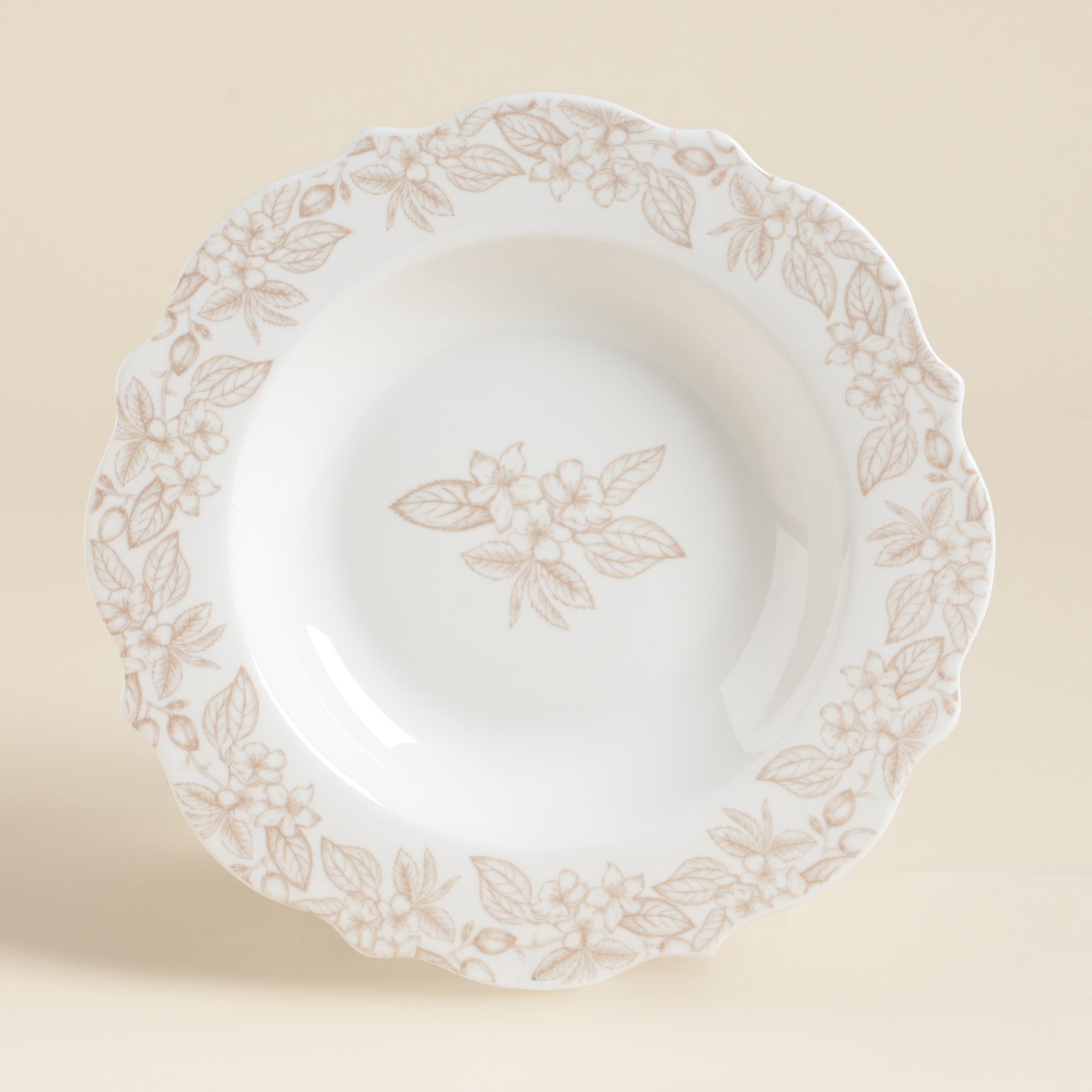 Тарелка глубокая SL Home «Аманде», d=23 см, 300 мл, 1 шт, фарфор, белая Тарелка глубокая SL Home «Аманде», d=23 см, 300 мл, 1 шт, фарфор, белая