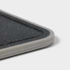 Доска разделочная двусторонняя Magistro, 3 в 1: разделка, точилка, разморозка, 38×26×0.7 см, металл, пластик, серебристая - Фото 7