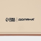 Доска разделочная с точильным камнем Доляна, 29.7×22.3×0.8 см, пластик, бежевая - Фото 6