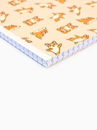 Тетрадь в клетку, 48 л., А5, на спирали, блок №1 «Корги» МИКС - Фото 2