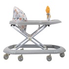 Ходунки «FLY С» 7 силиконовые колеса, музыкальная панель, серый - фото 121578800