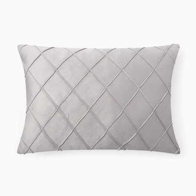 Подушка декоративная «Этель. Соло», 30×50 см, велюр, серая