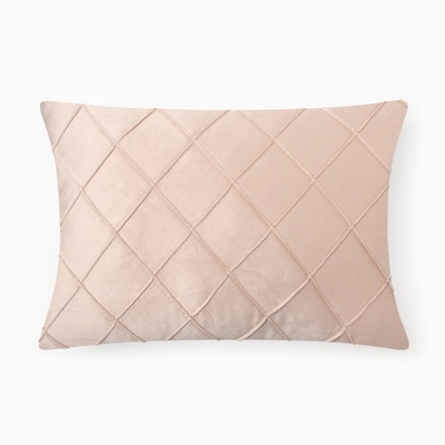 Подушка декоративная «Этель. Соло», размер 30×50 см, велюр, нежно - розовая