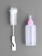 Набор для вскармливания щенков и котят (бутылка 60 мл, соска и ёршик), розовый - Фото 2