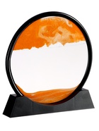 Песочные часы-картина, d=26 см, антистресс, песок оранжевый - Фото 1