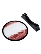 Песочные часы-картина, d=26 см, антистресс, песок розовый - Фото 3