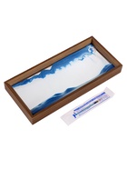 Песочные часы-картина, 17×37 см, антистресс, песок синий - Фото 3