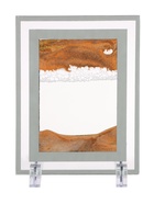 Песочные часы-картина, 18×13 см, антистресс, песок оранжевый - Фото 2