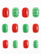 Детские накладные ногти на новый год «Морозная вьюга», 12 шт. - Фото 2