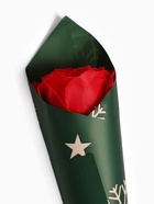 Новогодняя мыльная красная роза - Фото 5