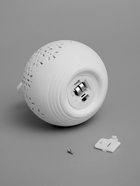 Ёлочный шар «Снежинки», 9×9×9.8 см, 1 LED, керамика, от батареек LR44×2, свечение тёплое белое - Фото 7