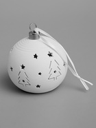 Ёлочный шар «Ёлки», 9×9×9.8 см, 1 LED, керамика, от батареек LR44×2, свечение тёплое белое - Фото 6