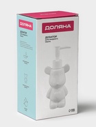 Дозатор для жидкого мыла «Мишка», 200 мл, белый - Фото 6