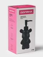 Дозатор для жидкого мыла «Мишка», 200 мл, чёрный - Фото 6