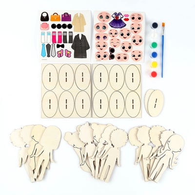 Роспись по дереву «Творческие человечки»