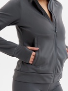 Рашгард на молнии с длинным рукавом женский Resport, размер 44 (S), серый - Фото 2