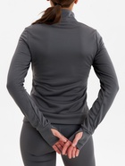 Рашгард на молнии с длинным рукавом женский Resport, размер 46 (M), серый - Фото 5