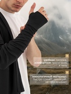 Лонгслив мужской Resport, на молнии, р. 46, цвет чёрный, базовый, с длинным рукавом - Фото 2