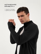 Лонгслив мужской Resport, на молнии, р. 46, цвет чёрный, базовый, с длинным рукавом - Фото 5