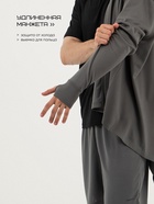 Лонгслив мужской Resport, на молнии, р. 48, цвет серый, базовый, с длинным рукавом - Фото 5