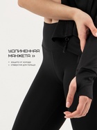 Рашгард на молнии с длинным рукавом женский Resport, размер 44, чёрный - Фото 4