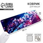 Коврик для компьютерной мыши «Виртуальный мир», 30×80 см - Фото 1