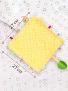 Мягкая игрушка - комфортер для сна с прорезывателем Крошка Я, жёлтый - Фото 2