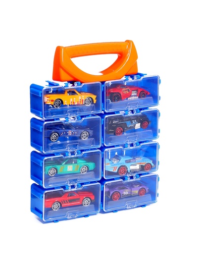Набор металлических машин Hot Cars, в кейсе, 8 шт.