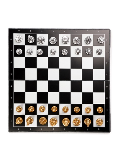 Шахматы магнитные 28×28 см, король h=4.9 см, пешка h=2.4 см