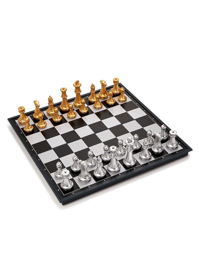 Шахматы магнитные 36×37 см, король h=8 см, пешка h=4.2 см