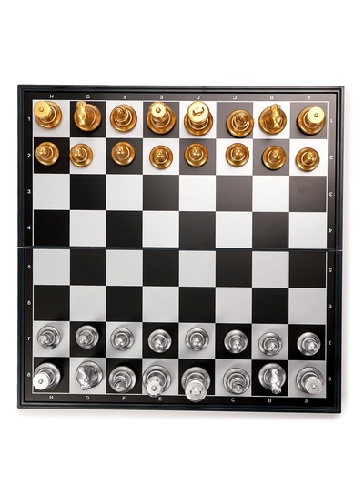 Шахматы магнитные 36×37 см, король h=8 см, пешка h=4.2 см