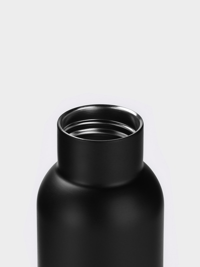 Термос «Баскетбольный мяч», 500 мл, сохраняет тепло 8 ч, нержавеющая сталь, чёрный